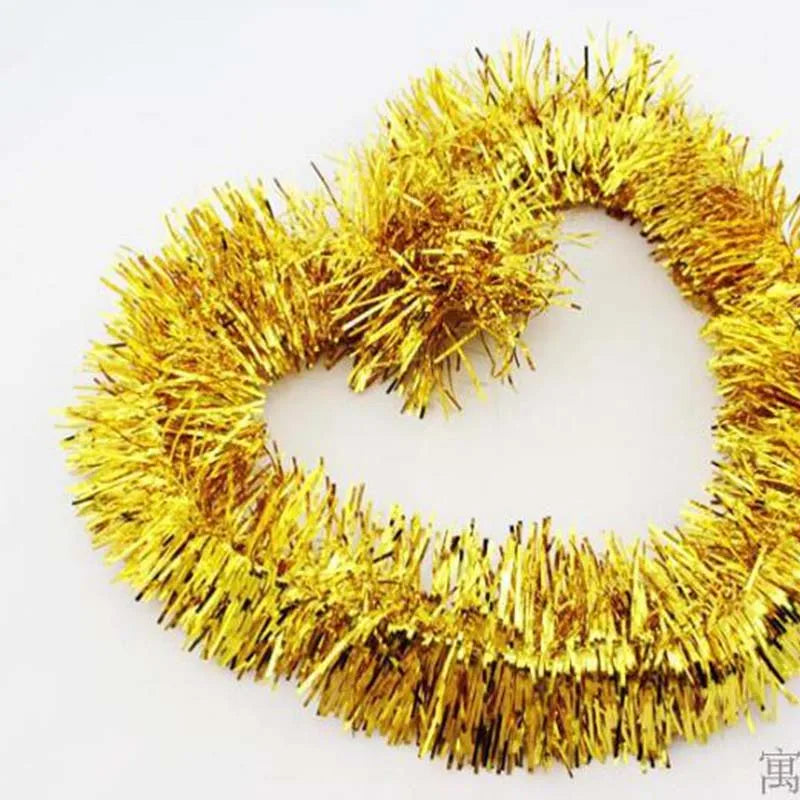 2M Colorful Garland Omament Bar Christmas Tree Decoration for Outdoor Party Supplies Wedding Festival Birthday Decorations