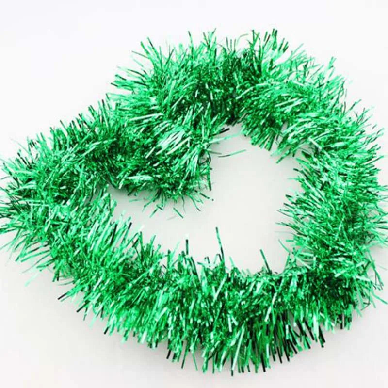 2M Colorful Garland Omament Bar Christmas Tree Decoration for Outdoor Party Supplies Wedding Festival Birthday Decorations
