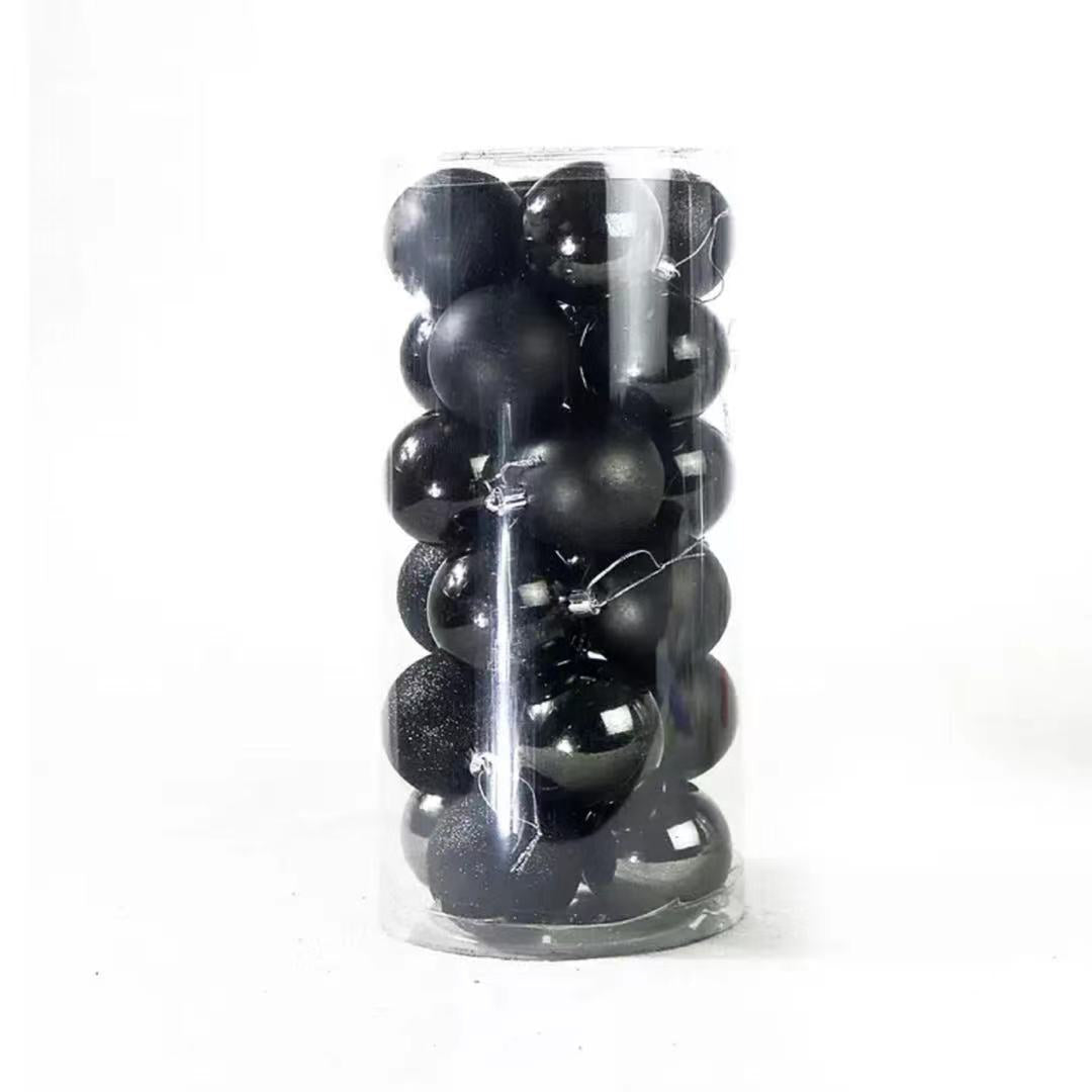Christmas decorations 4/6/8cm 24 barrels of Christmas Tree decoration charm.