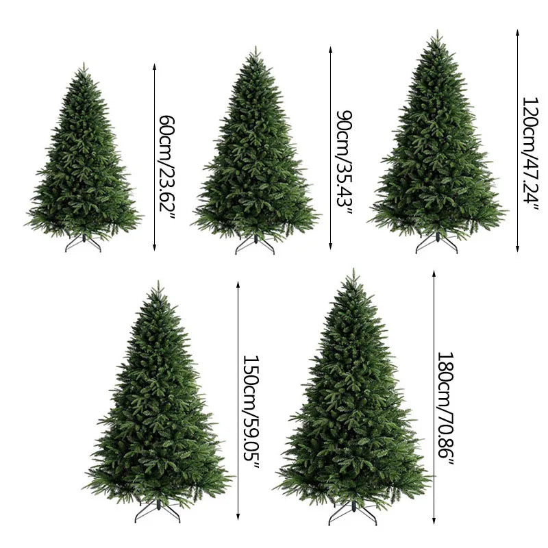 Home Decoration Simulation PVC Christmas Tree Decoration Furnishings Green Tree Ornament