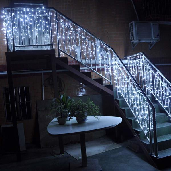 ED Fairy Christmas Curtain Icicle Lights