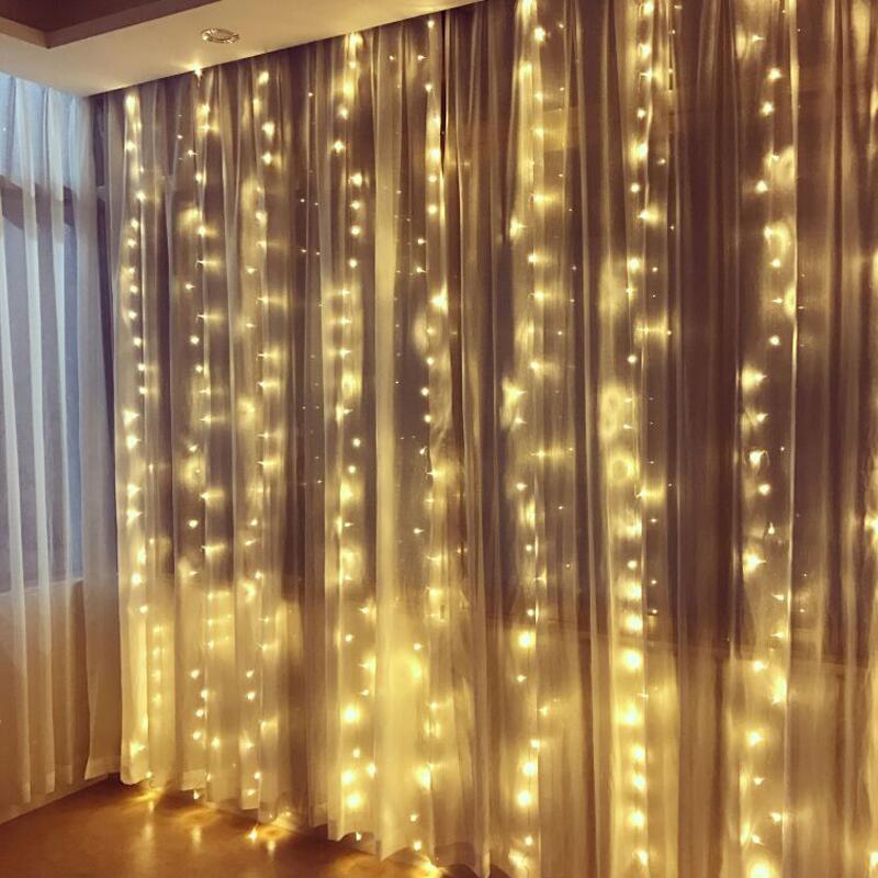 LED curtain raining lights
