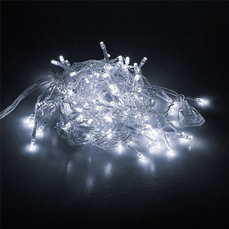 String Lights Christmas Outdoor Decoration Drop 4.5m Droop 0.3m/ 0.4m/0.5m Curtain Icicle String Led Lights Garden Party 220V
