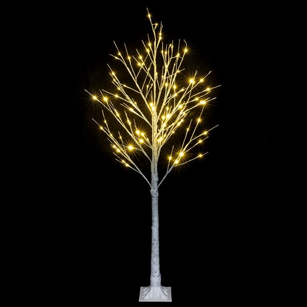 4FT Snowflake Christmas Tree with 48 LED Lamp